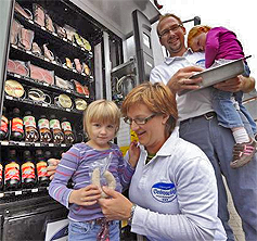 Grillfleischautomat der Landmetzgerei Dobroschke