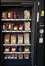Grillfleischautomat der Fleischerei Pütz