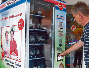 Süss-Waren-Automat der Metzgerei Süss