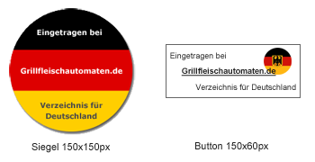 aufgenommen im Grillfleischautomaten Verzeichnis fü Deutschland